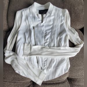BCBG double zip jacket in size xs.